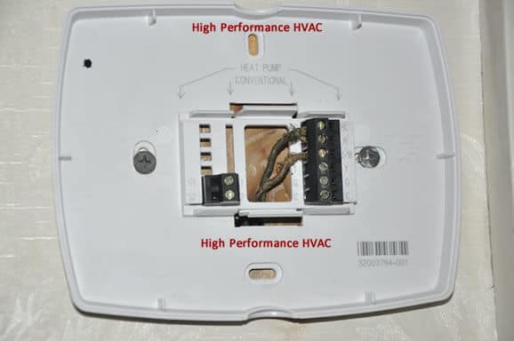Honeywell VisionPro Heat Pump Thermostat Review rooftop unit schematic 