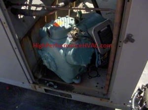The Compressor in an HVAC refrigeration system